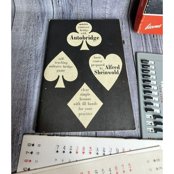 Autobridge PGB Beginners Basic Set Vtg Play Yourself Bridge Game w/ 48 Hands - Picture 5 of 8